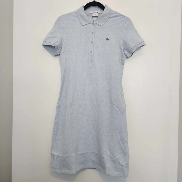 Lacoste Women STRETCH PIQUÉ POLO DRESS - Brand New with Tags - Size 4/6 - Picture 1 of 8